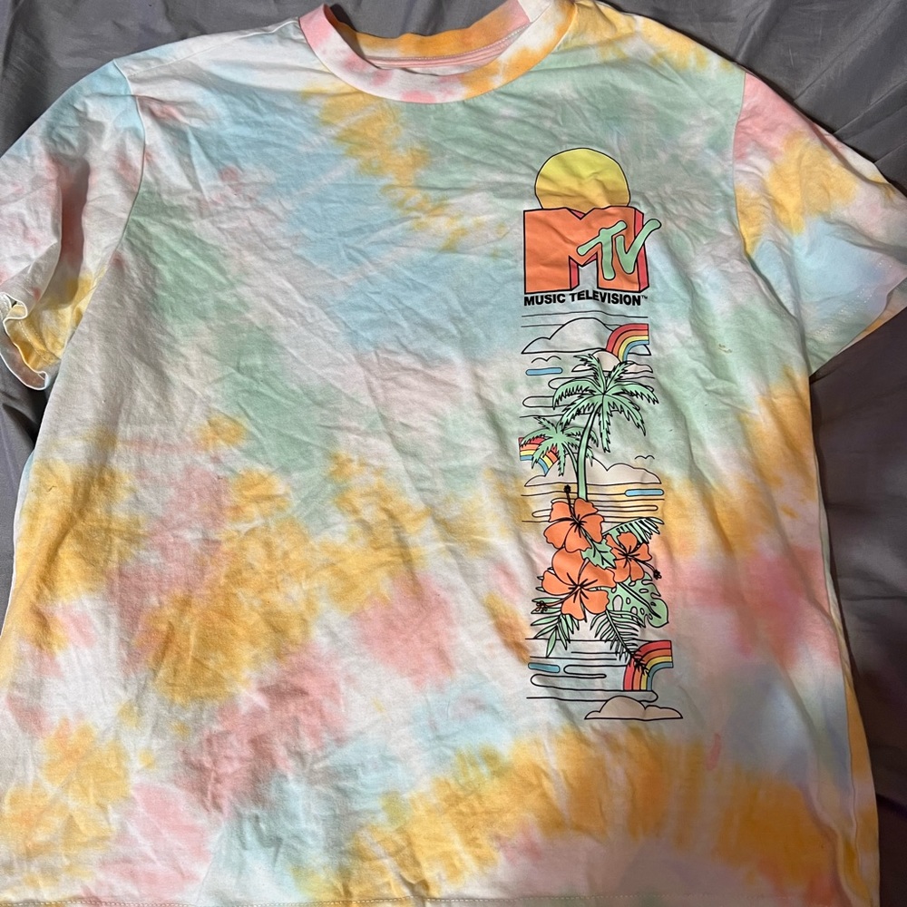 MTV tie dye t-shirt